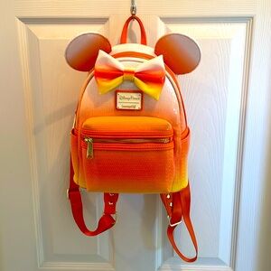Disney Halloween Candy Corn Loungefly Mini Backpack